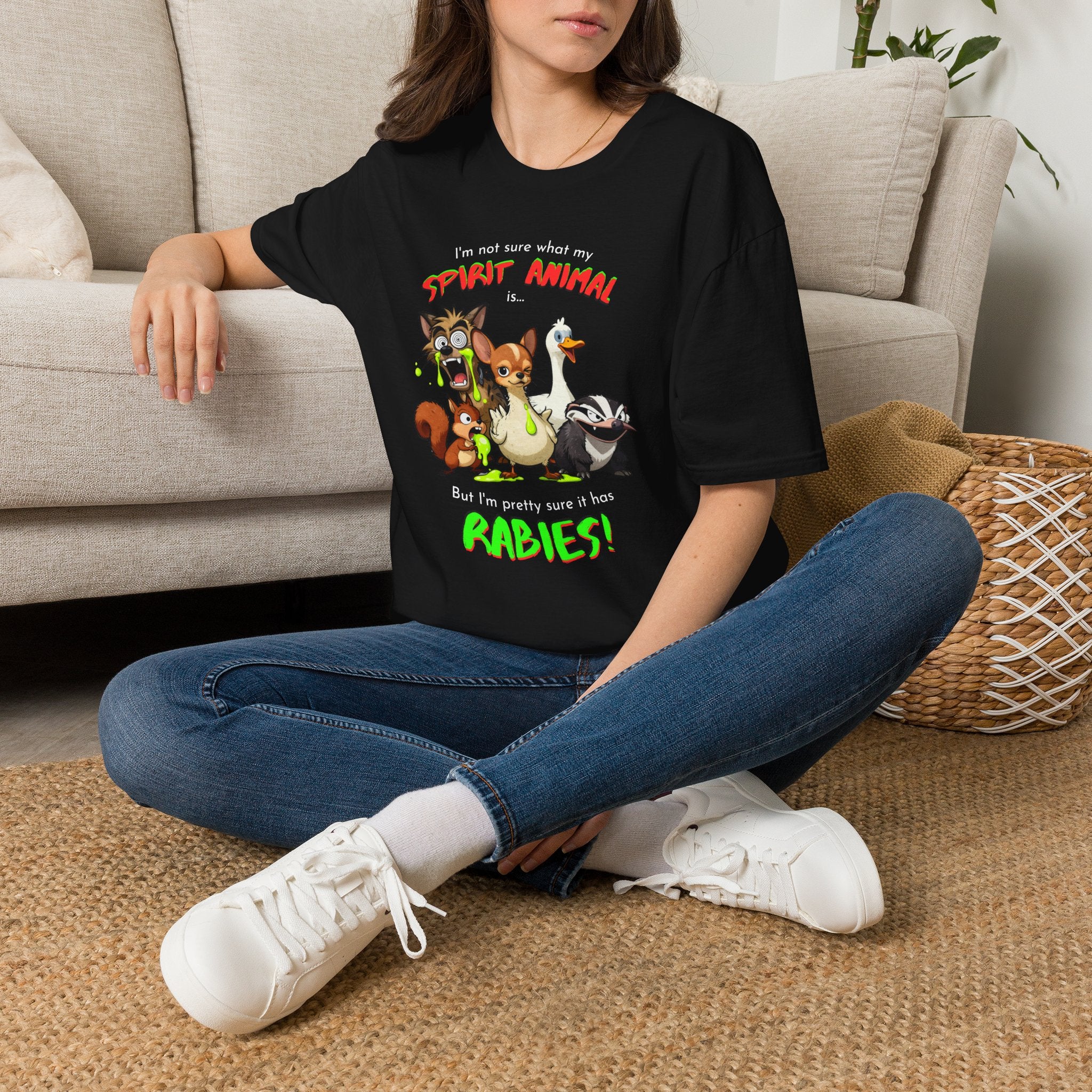 Spirit Animal Babies T-Shirt — Cute Cartoon Wildlife Graphic Tee