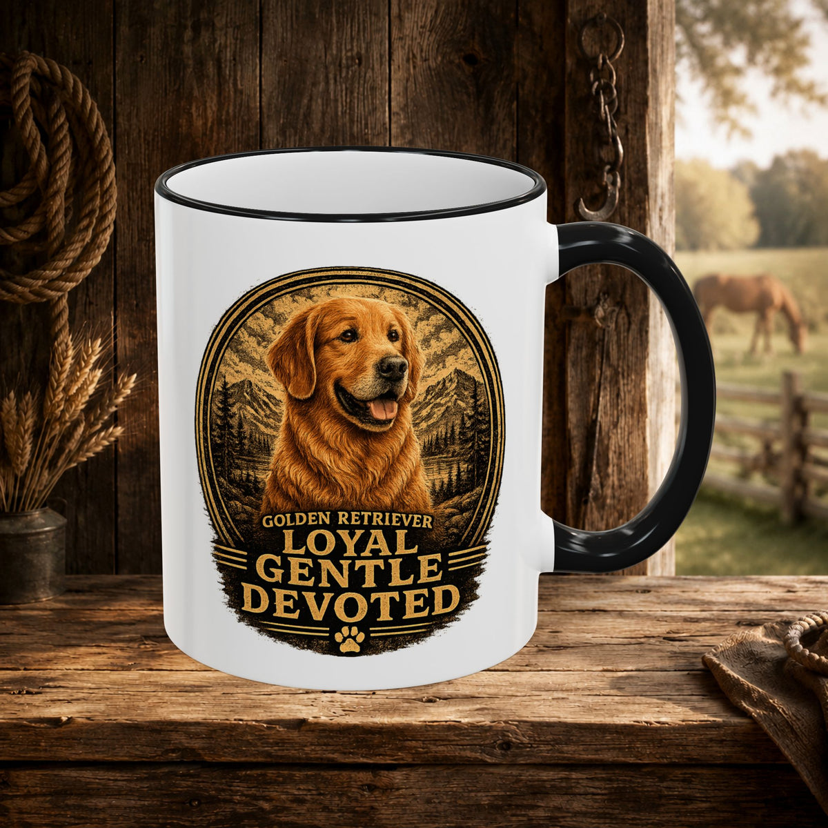 Golden Retriever Heritage Dog Breed Mug 11oz