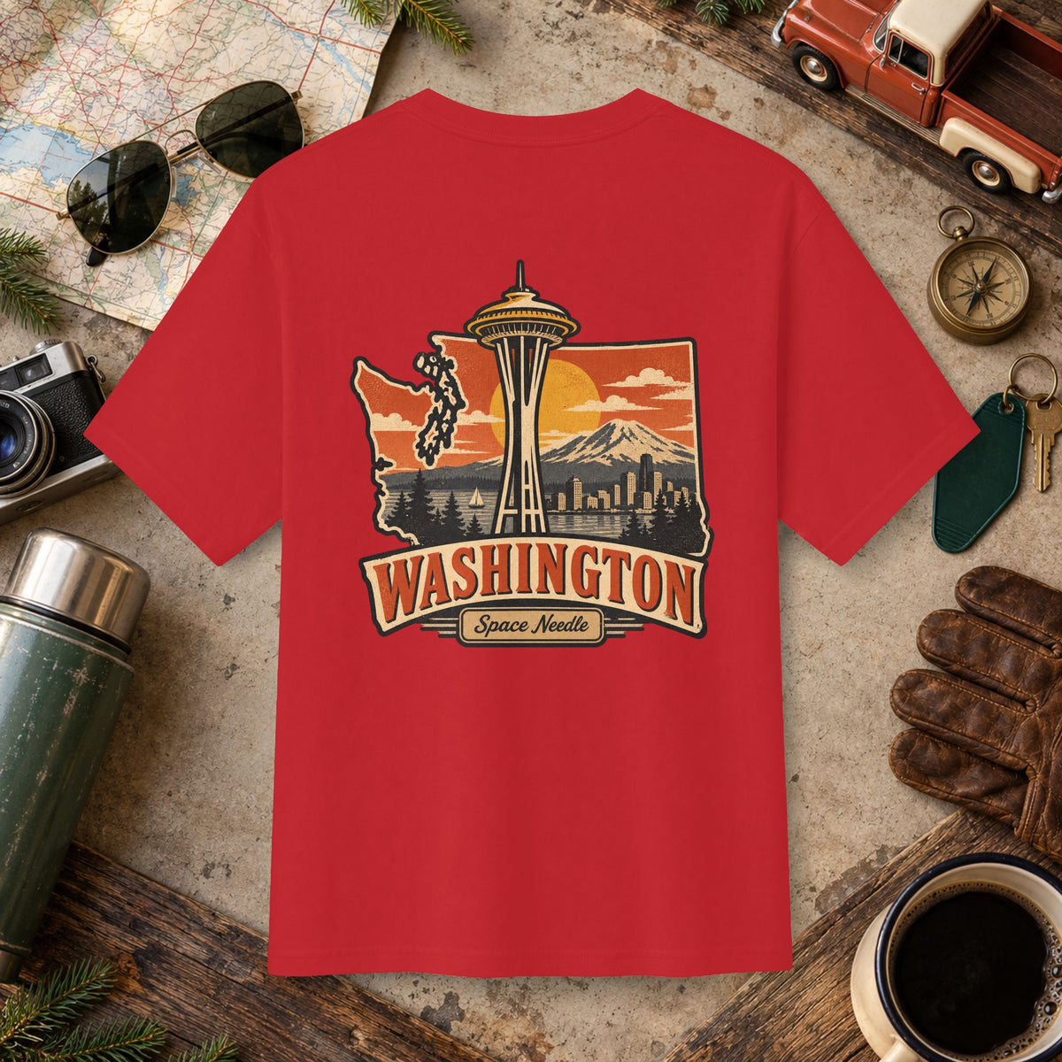 Washington State Vintage Tee