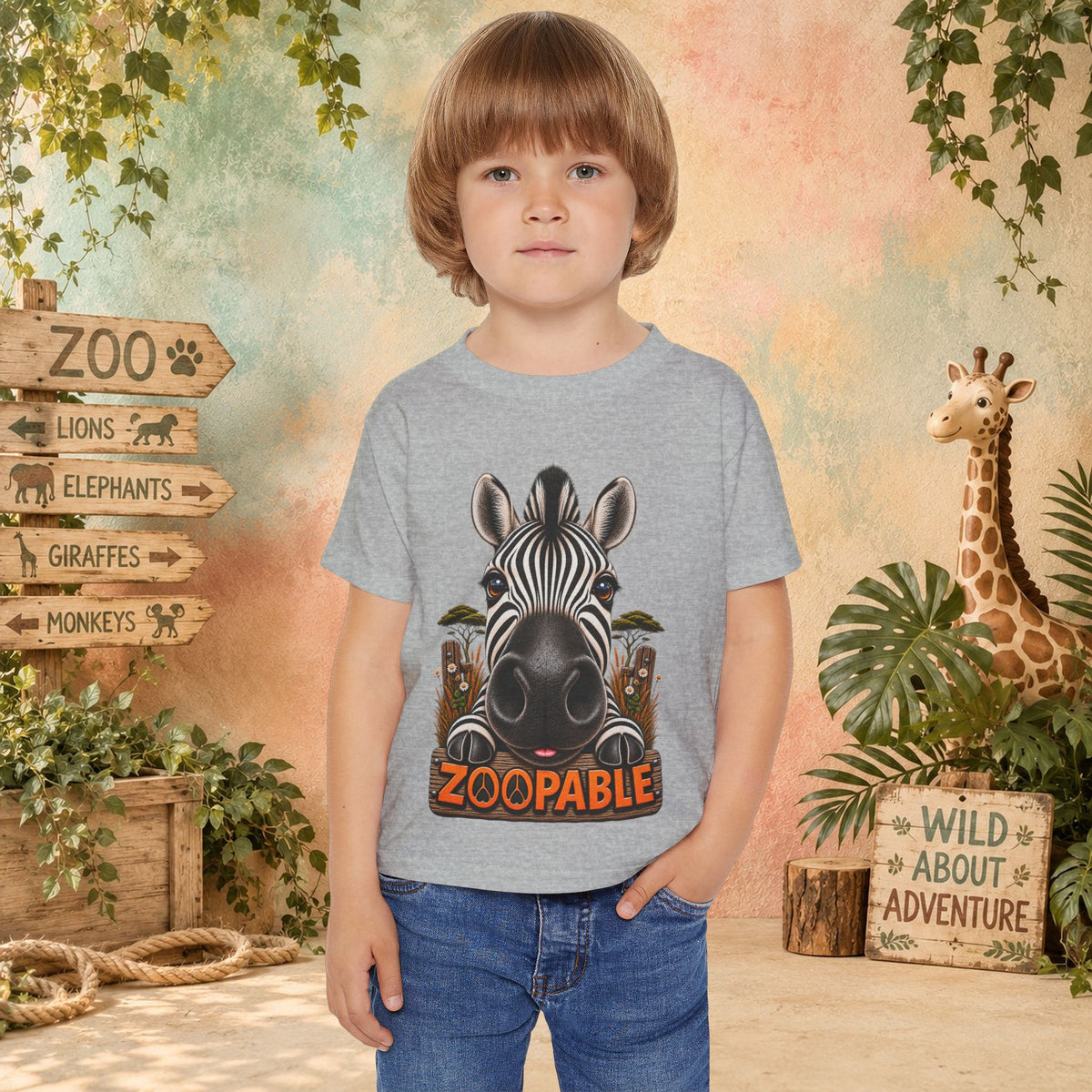 Zebra Zoopable T-shirt