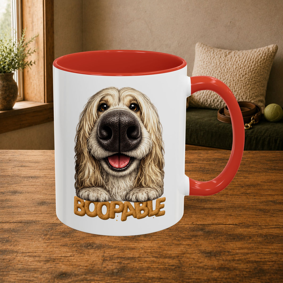 Boopable Afghan Hound — Coffee Mug 11oz
