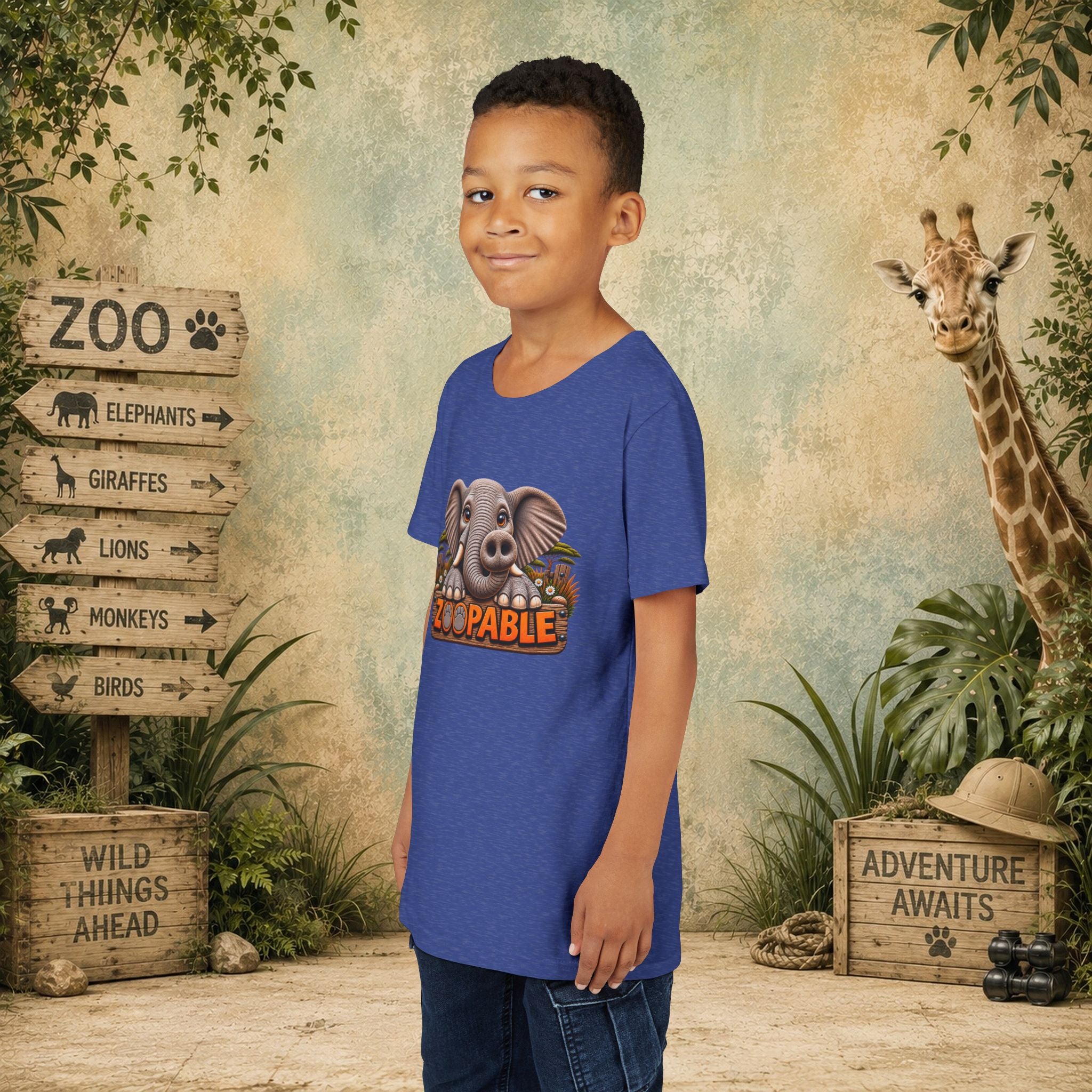 Elephant Zoopable Youth Tee