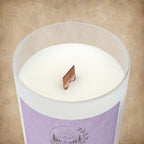 Peace Like A River Frosted Glass Soy Candle — 11oz