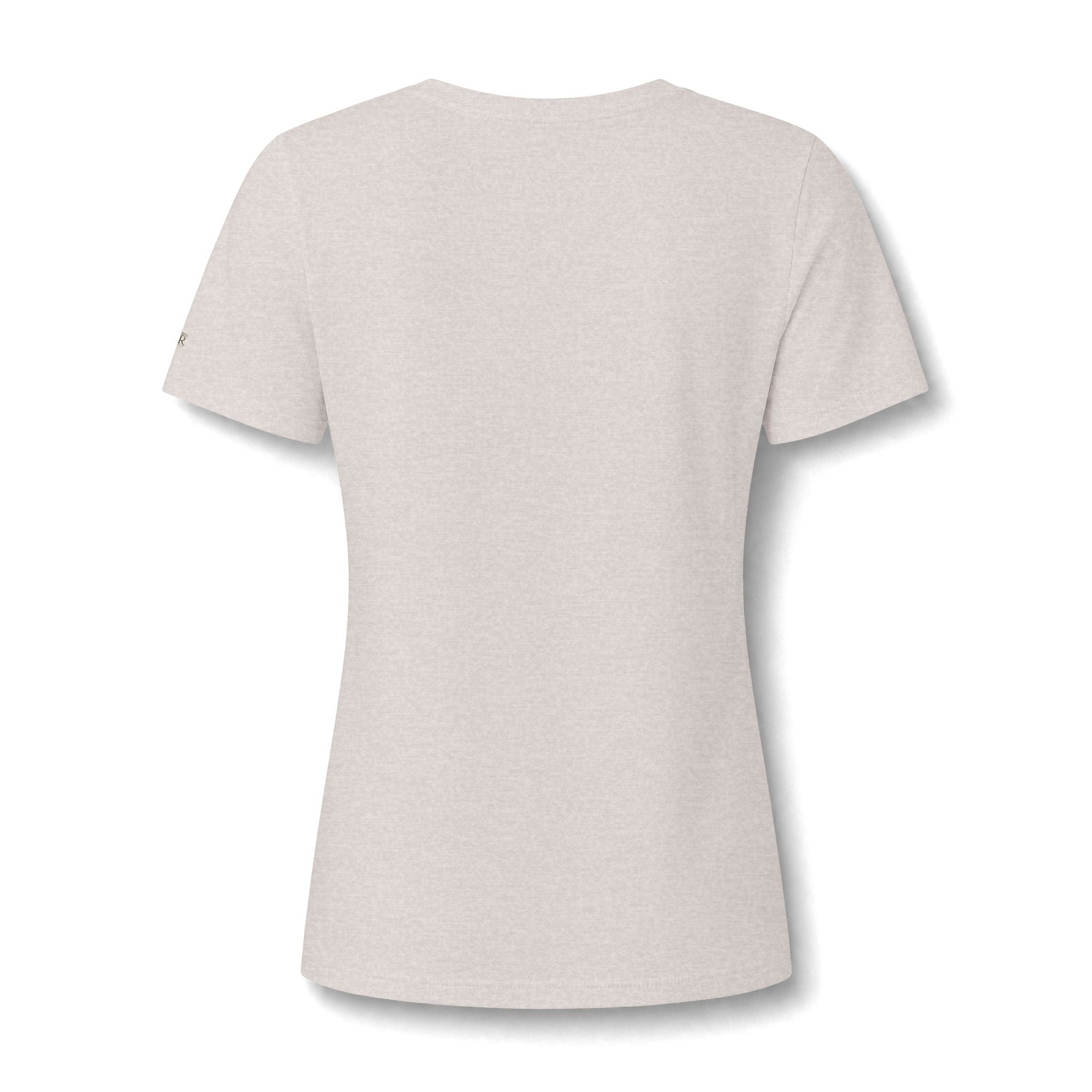 Women's Relaxed Heather CVC V-Neck Tee