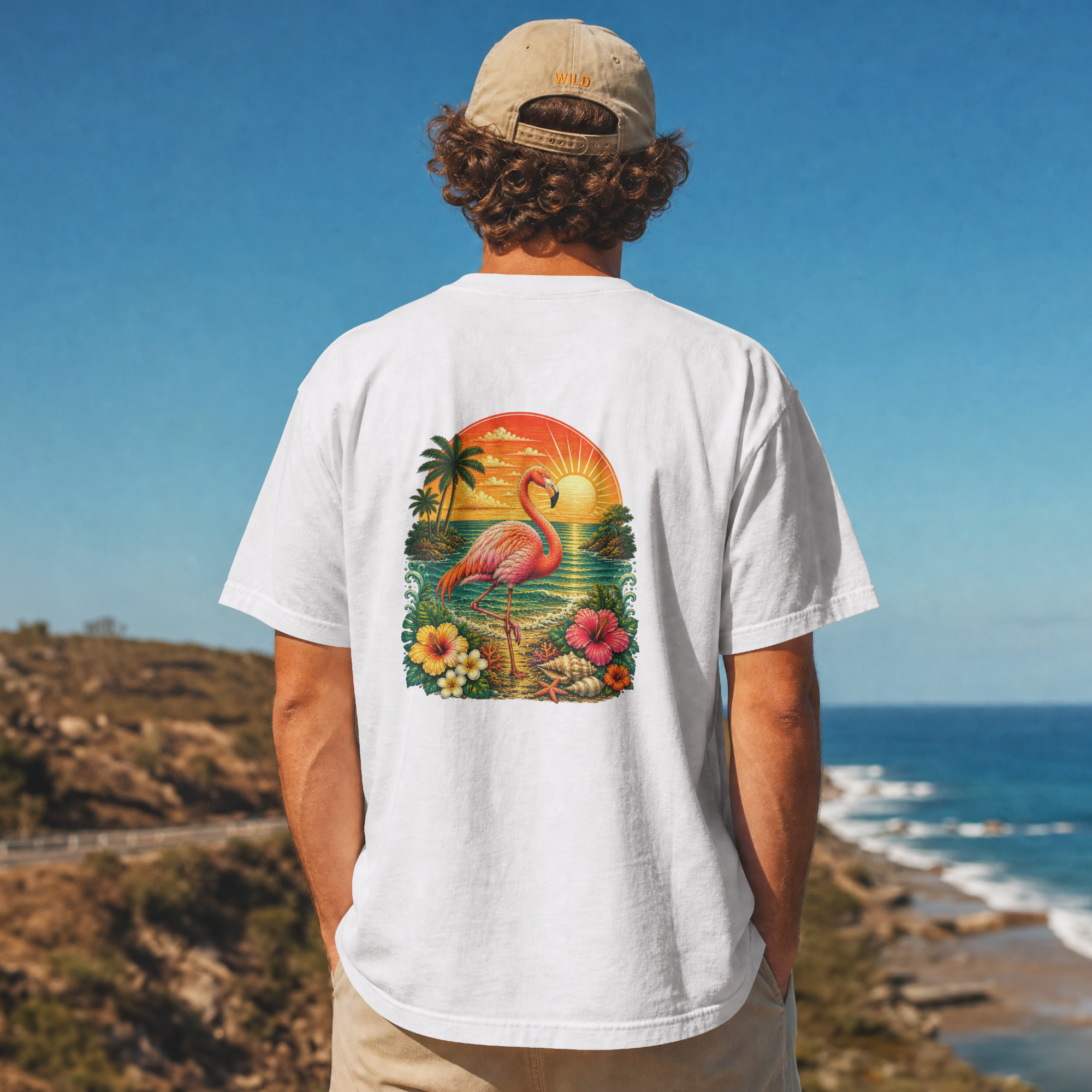 Vintage Tropics- FLAMINGO