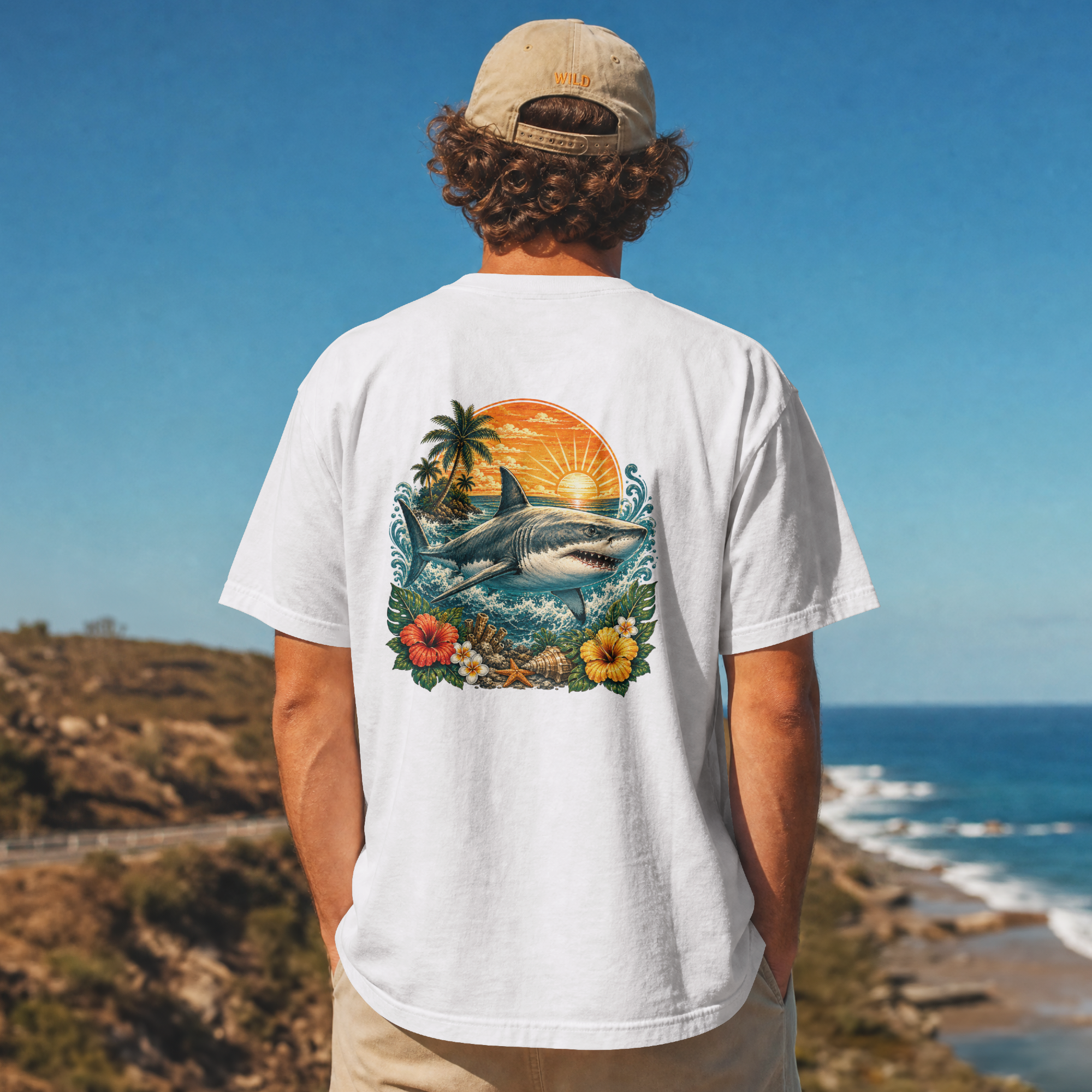 Vintage Tropics- GREAT WHITE SHARK