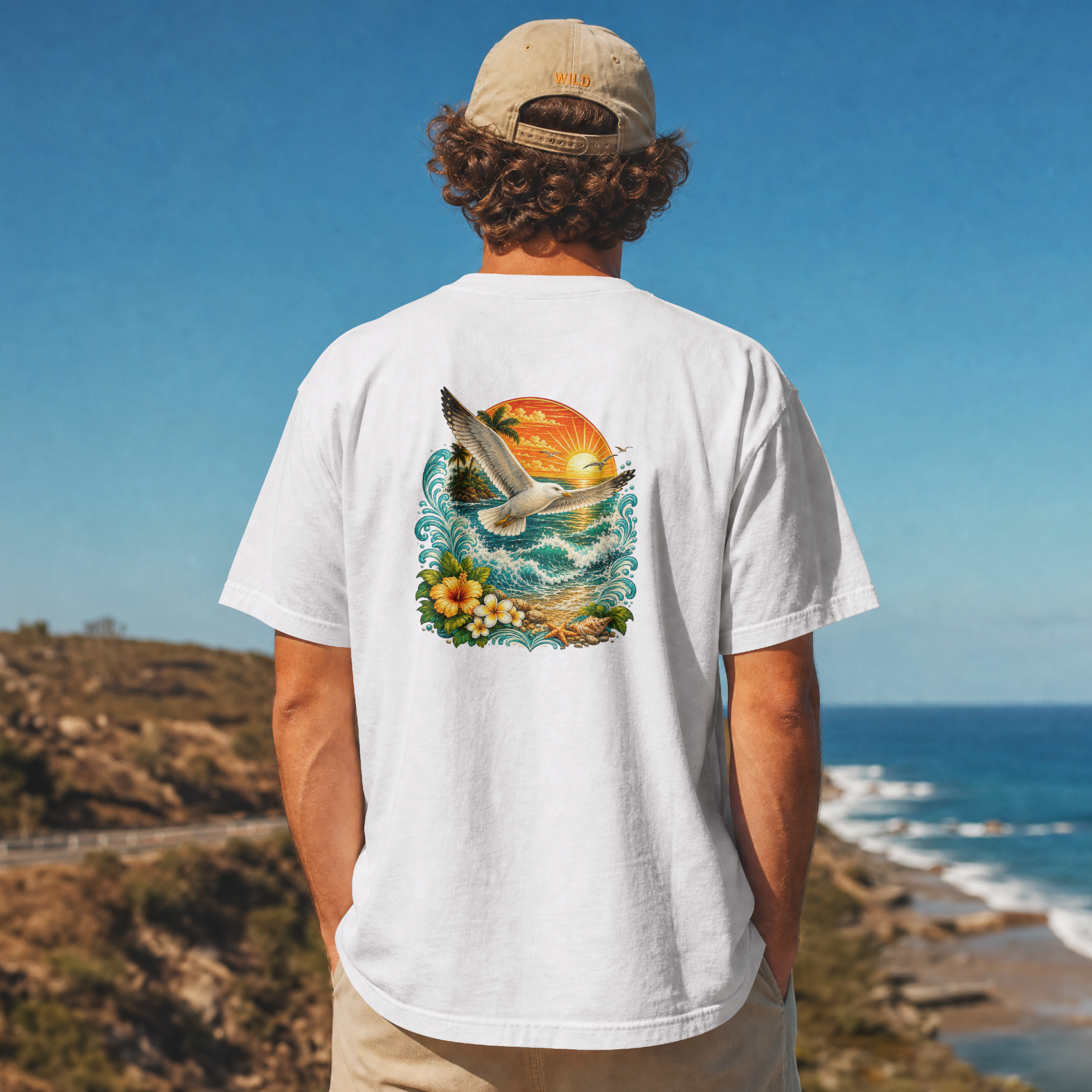 Vintage Tropics- SEA-GULL