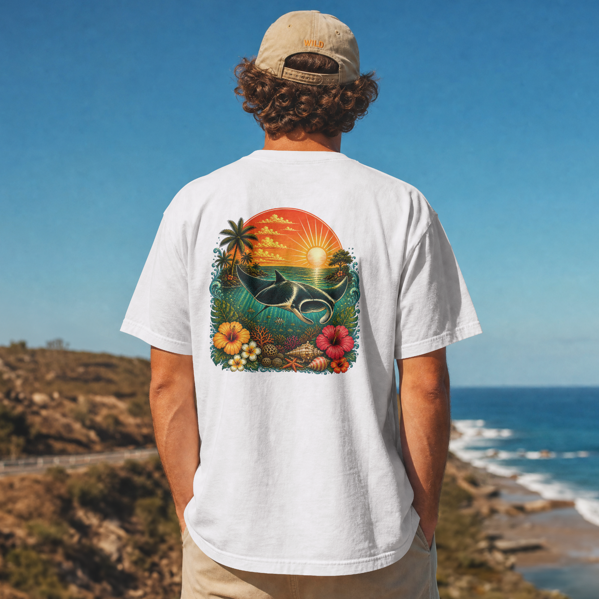 Vintage Tropics- MANTA RAY