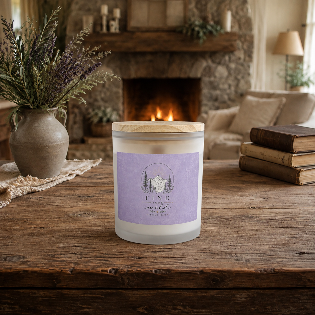 Find Your Wild Frosted Glass Candle — 11oz