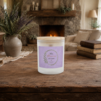 His Mercies Are New, Frosted Glass Soy Candle,11oz