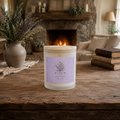 Bloom Where Planted Frosted Glass Soy Candle — 11oz