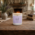 Peace Like A River Frosted Glass Soy Candle — 11oz