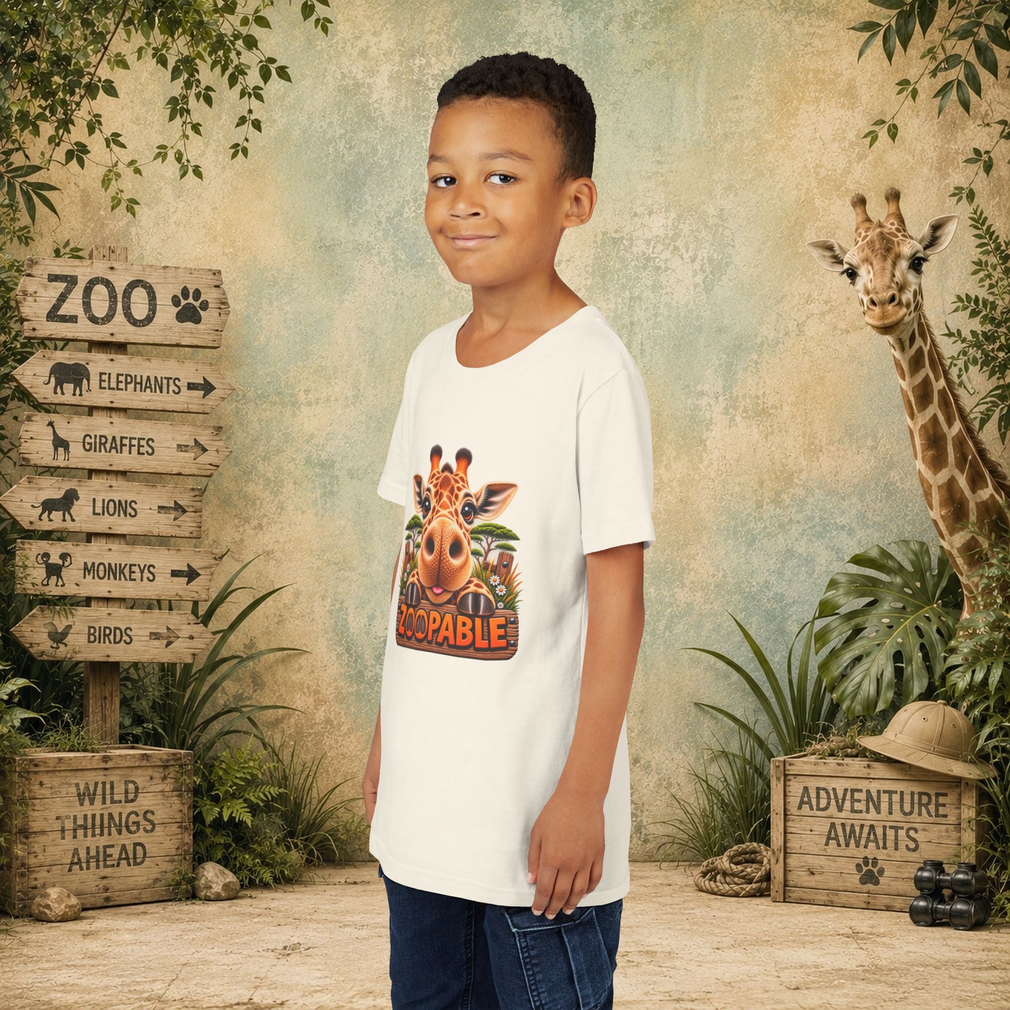 Giraffe Zoopable Youth Tee