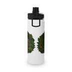 Zoopals Jungle Animals Stainless Steel Water Bottle — Sports Lid, Kid-Friendly Zoo Animal Design