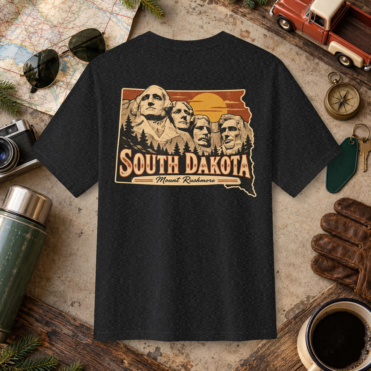 South Dakota State Vintage Tee