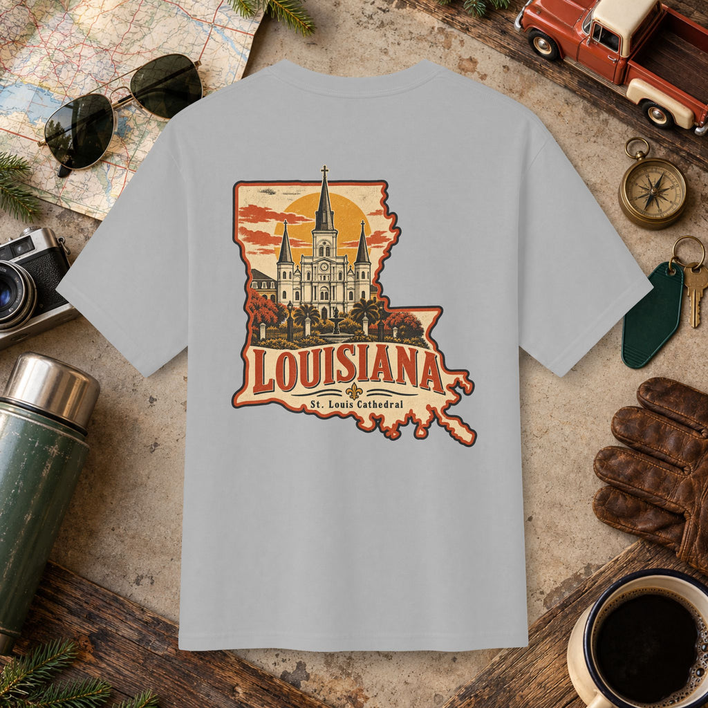 Louisiana State Vintage Tee
