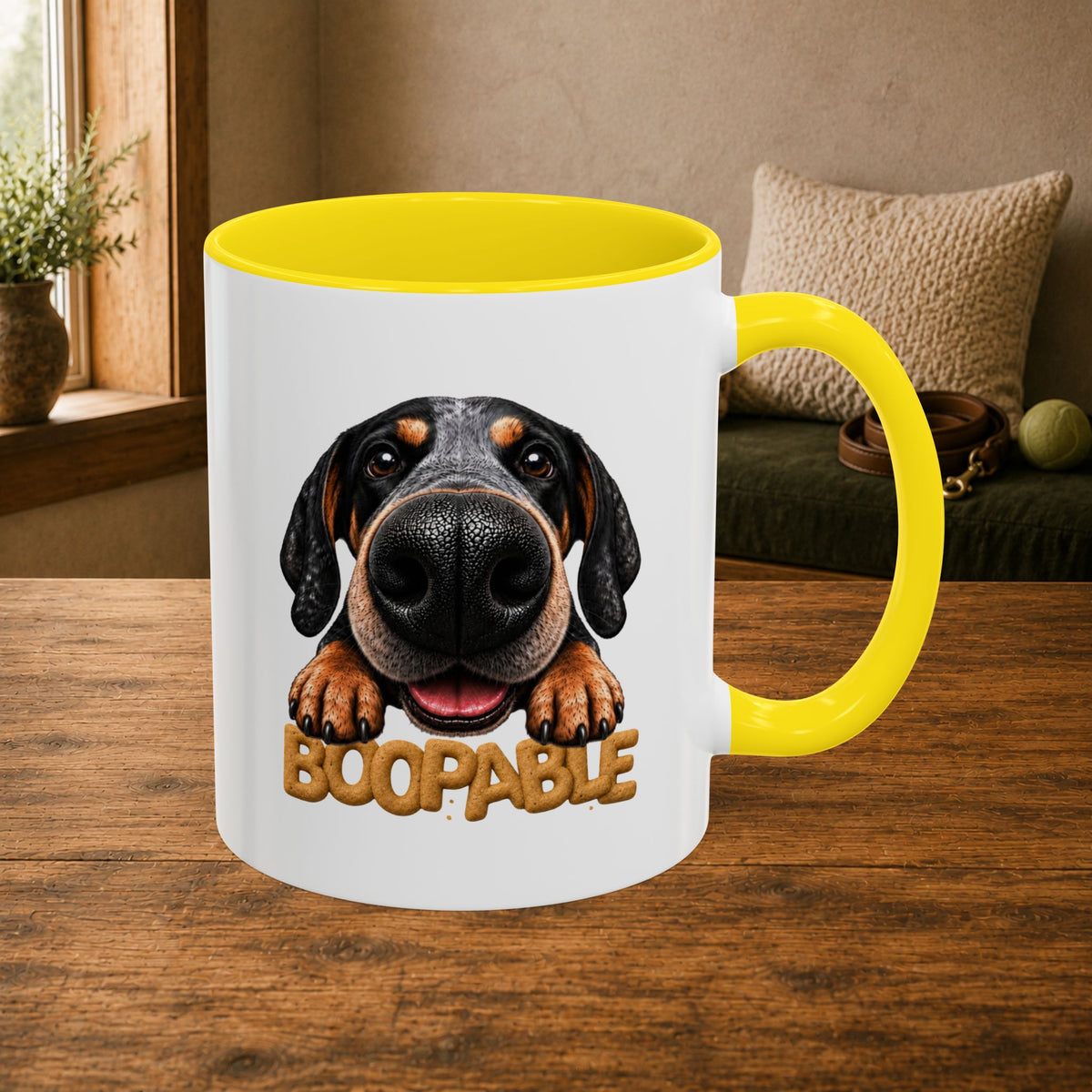 Boopable Blue Tic Hound — Coffee Mug 11oz