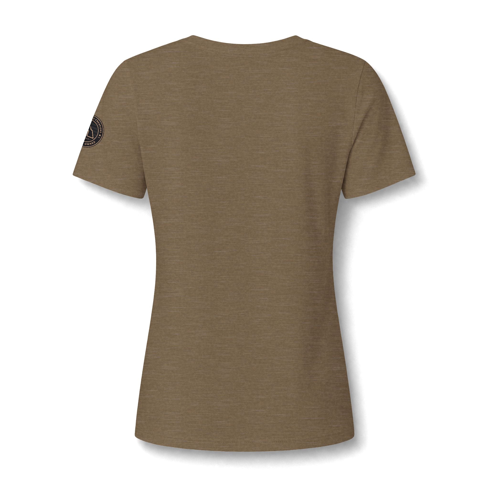 Golden Retriever V-Neck Tee — "Loyal Gentle Devoted" Dog Lover Shirt