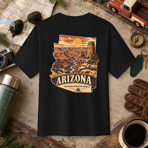 Arizona State Vintage Landscape Tee