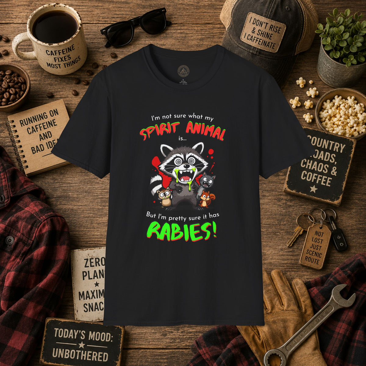 Spirit Animal Babies T-Shirt — Cute Cartoon Wildlife Graphic Tee
