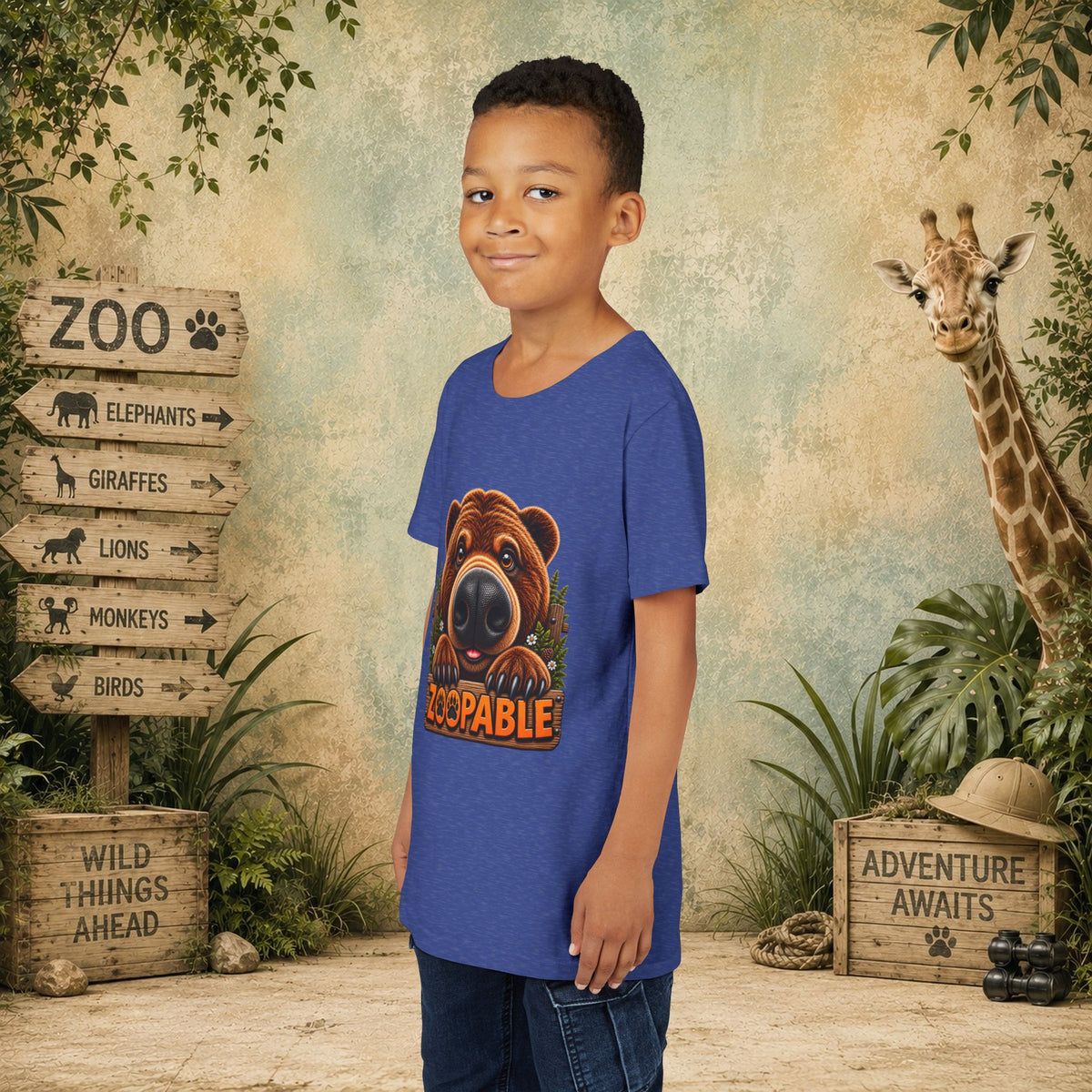 Bear Zoopable Youth Tee