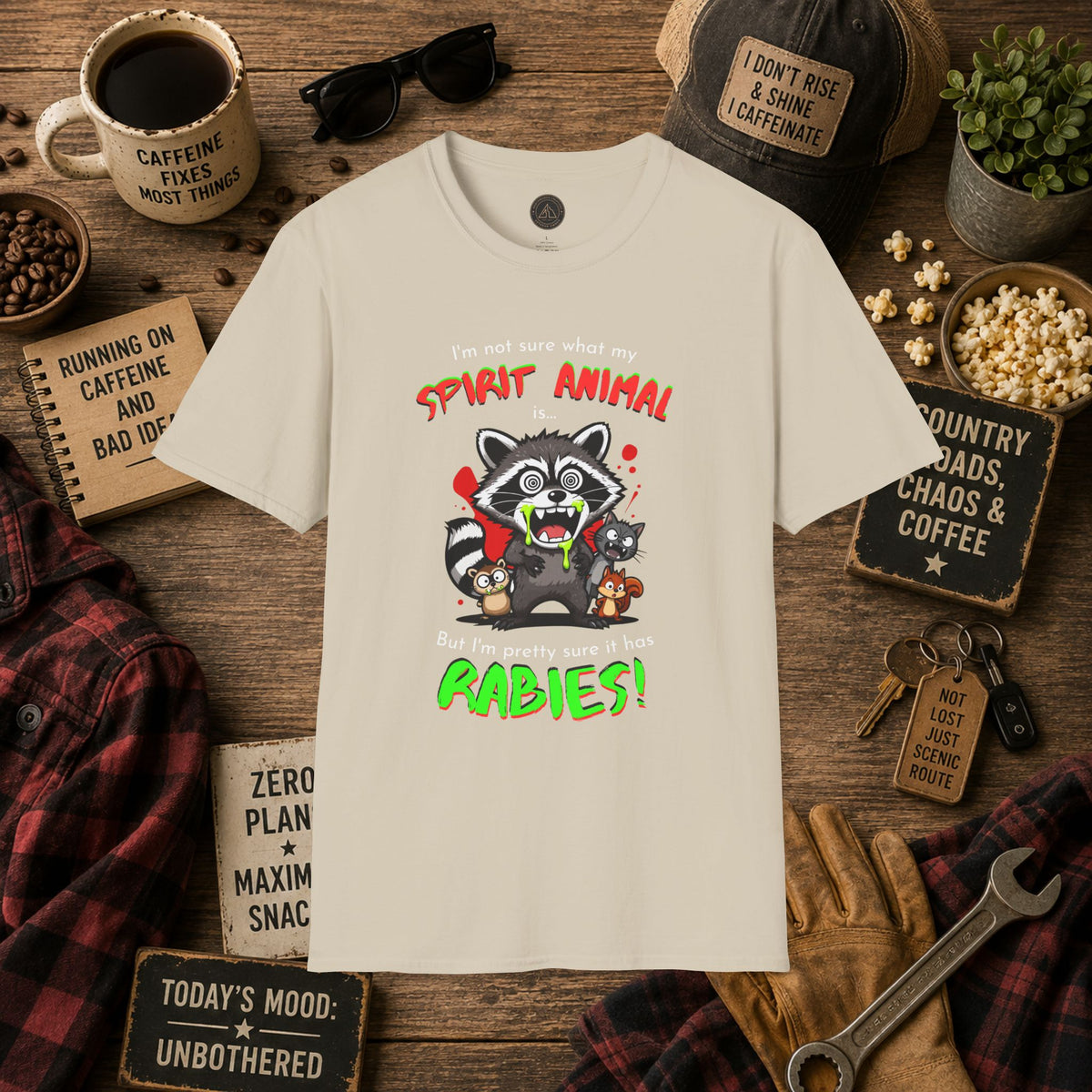 Spirit Animal Babies T-Shirt — Cute Cartoon Wildlife Graphic Tee