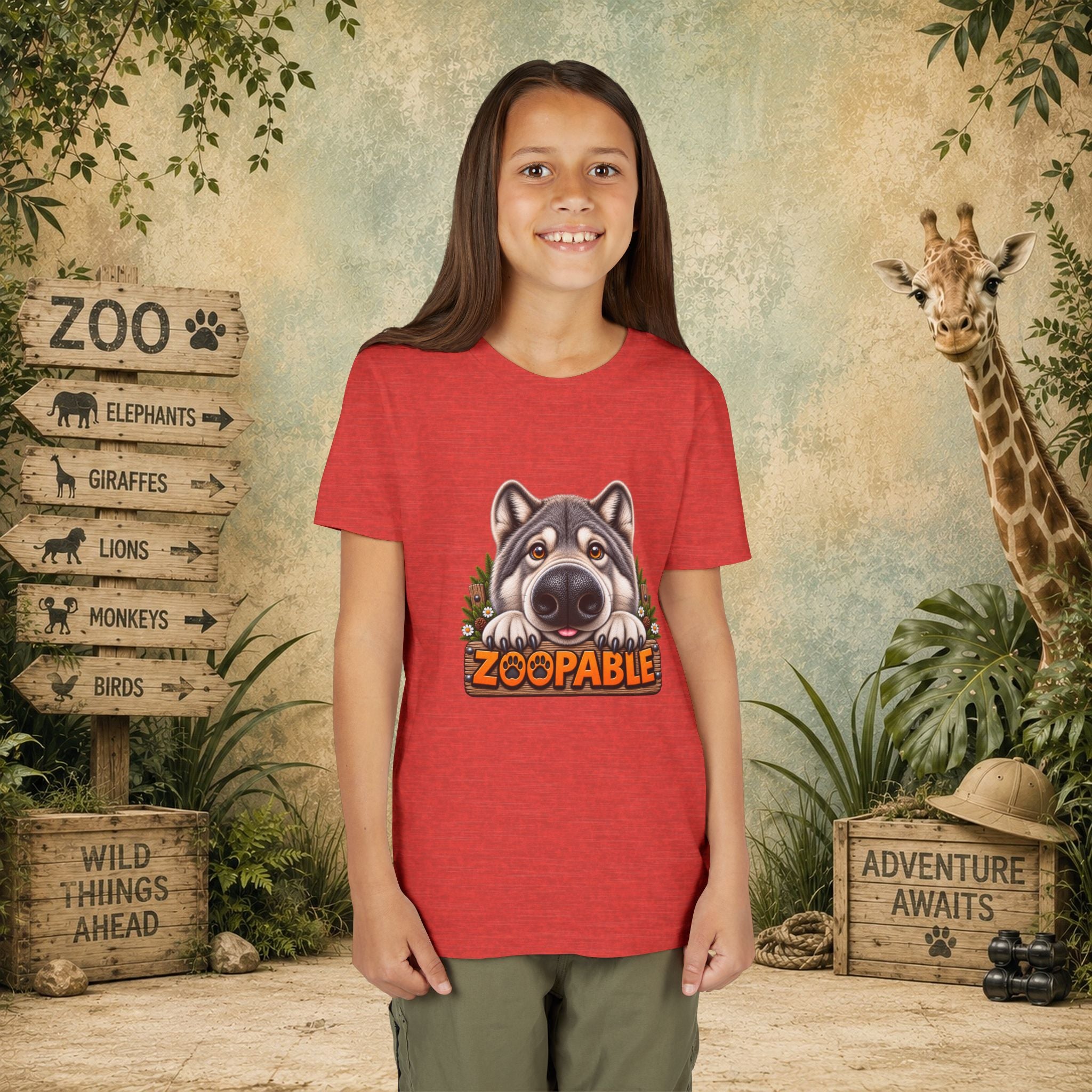 Wolf Zoopable Youth Tee