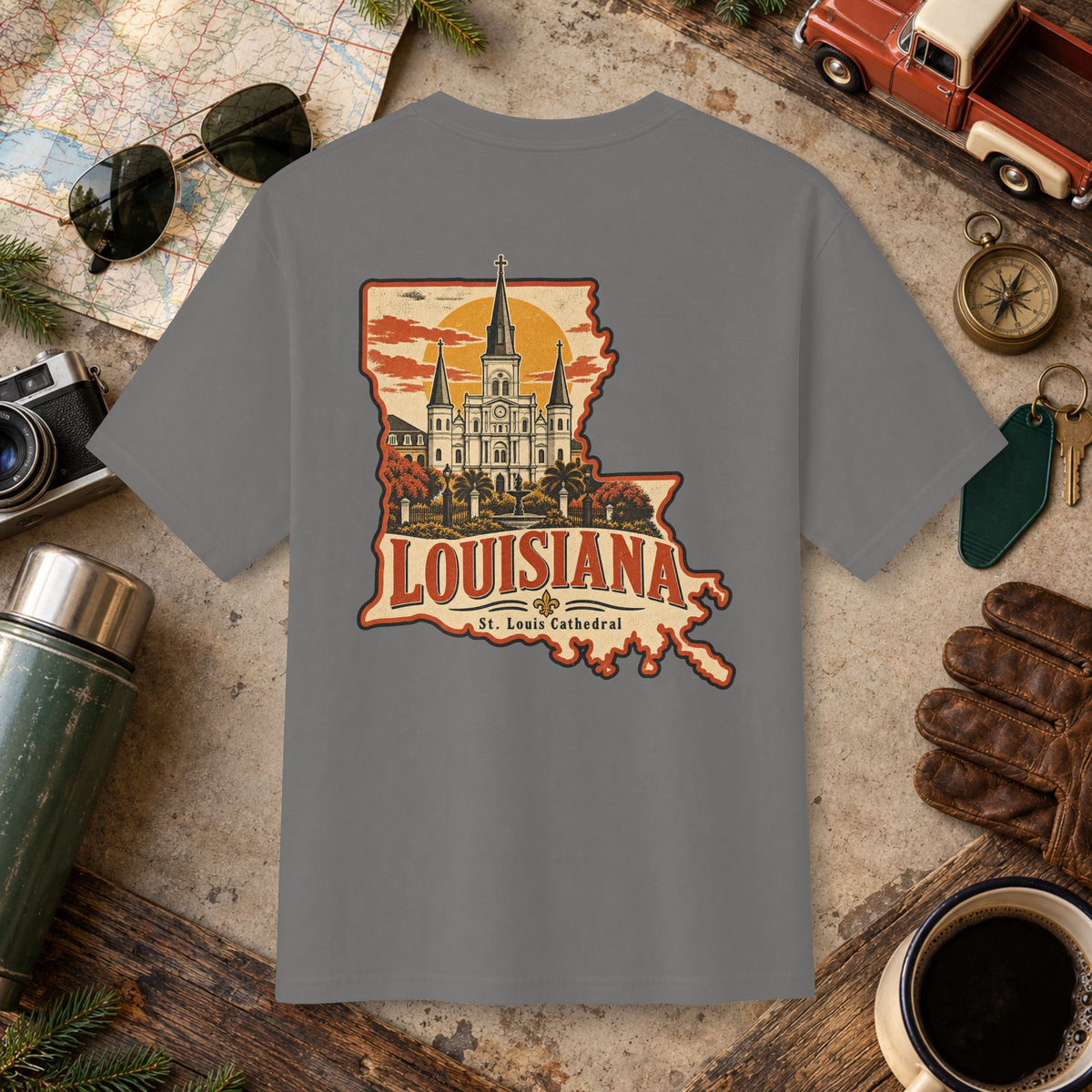 Louisiana State Vintage Tee
