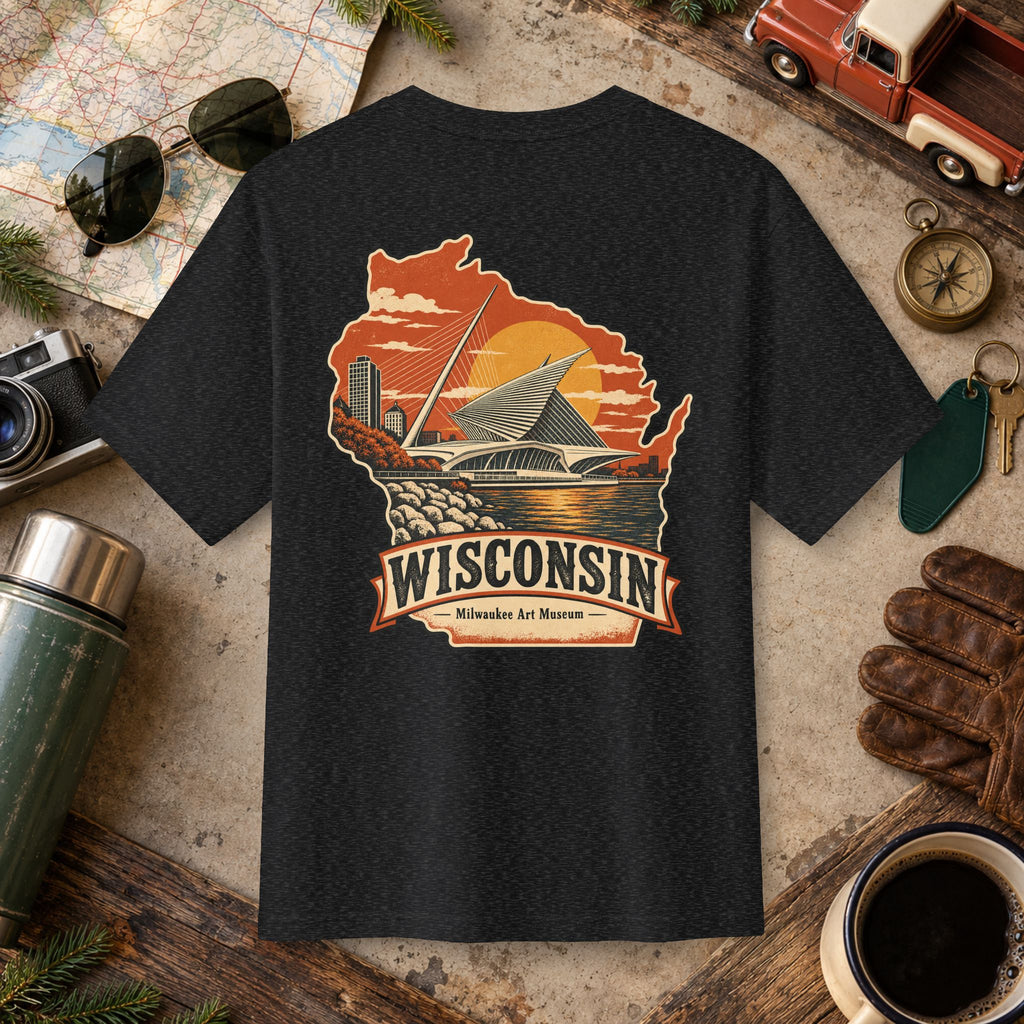 Wisconsin State Vintage Tee