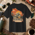 Wisconsin State Vintage Tee