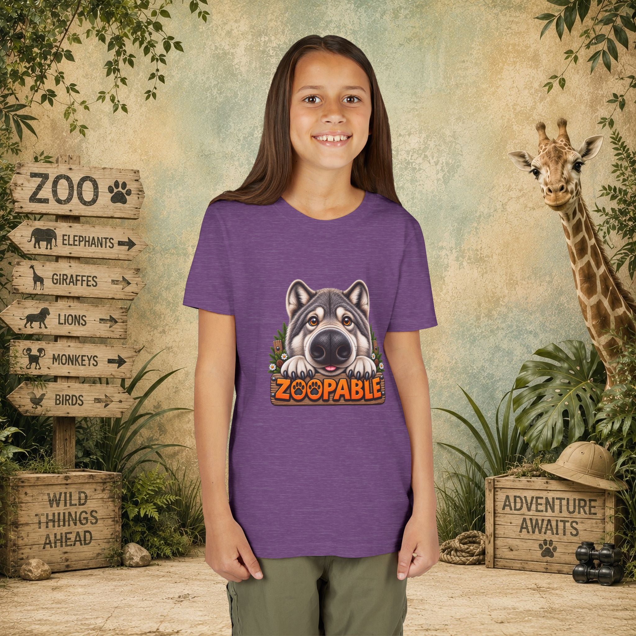 Wolf Zoopable Youth Tee
