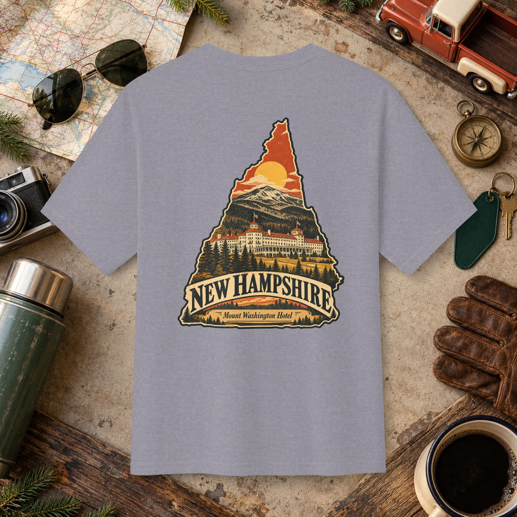 New Hampshire State Vintage Tee