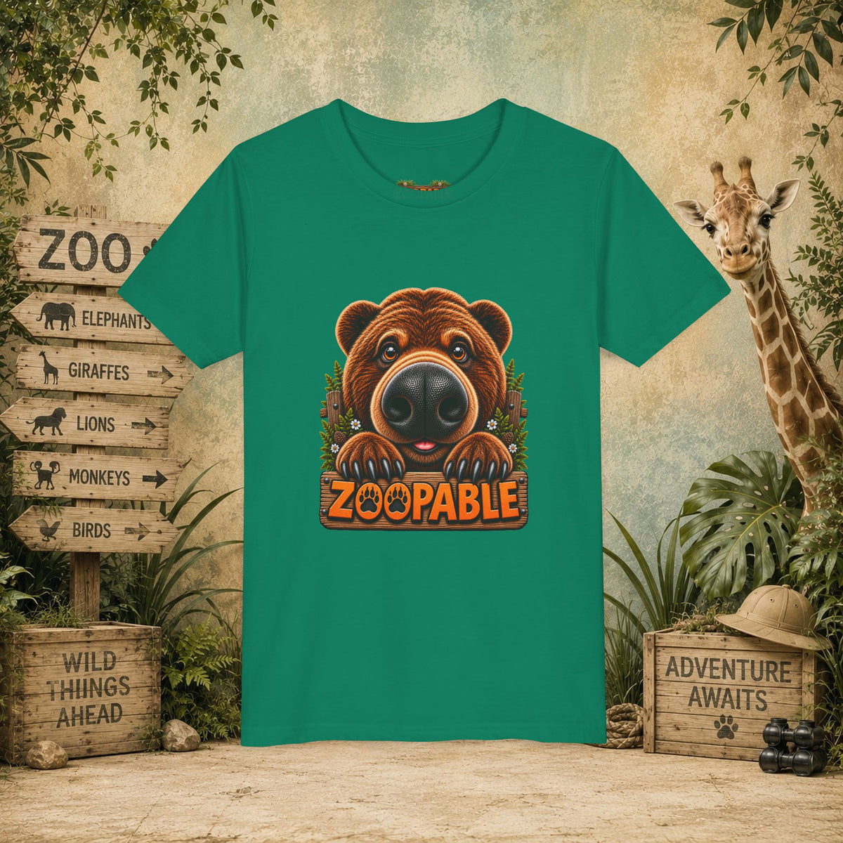 Bear Zoopable Youth Tee