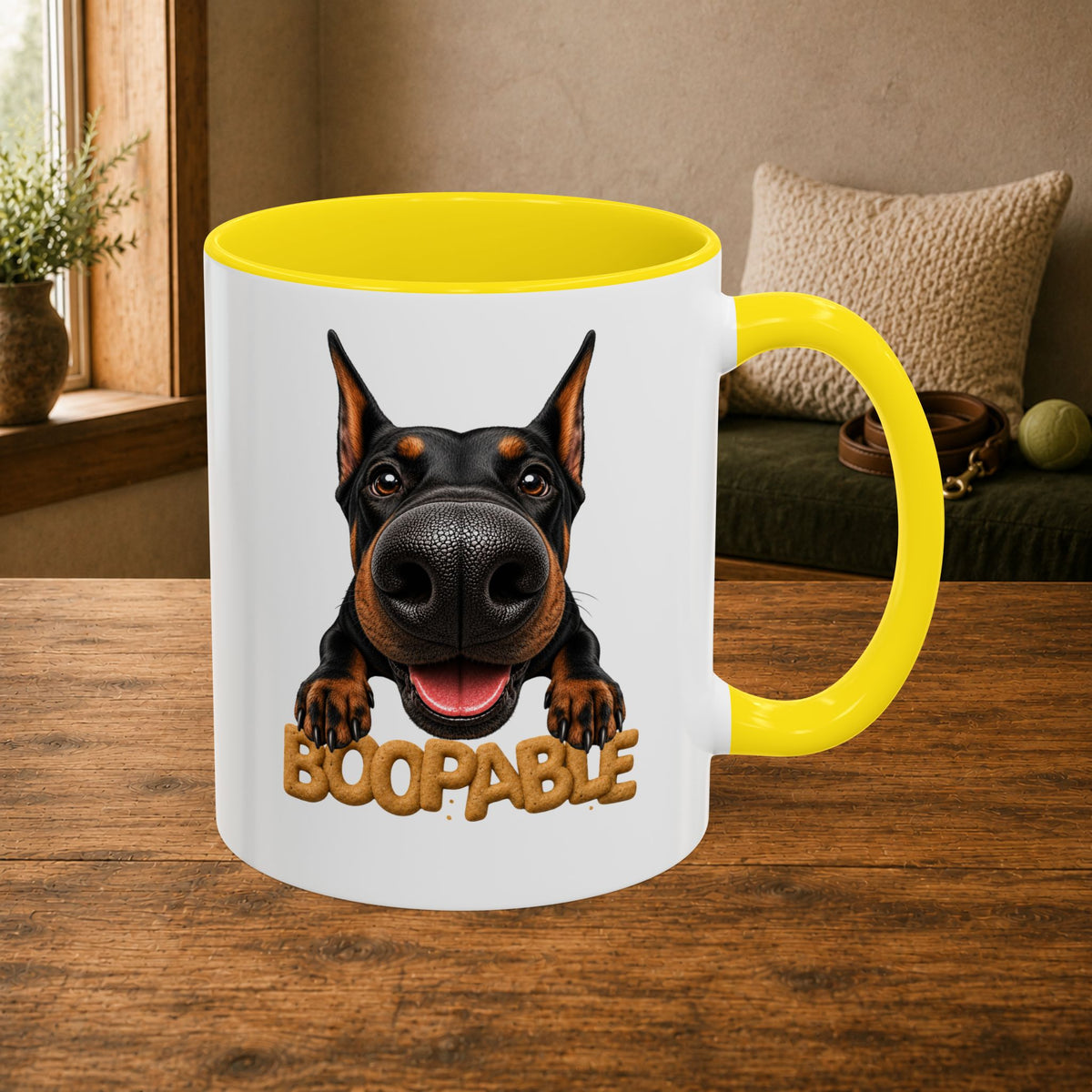Boopable Doberman — Coffee Mug 11oz