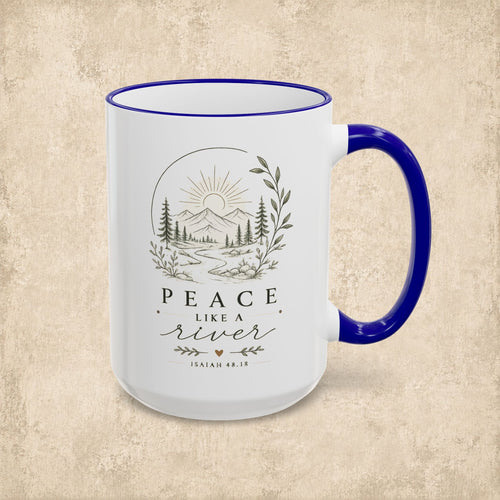 Accent Rim & Handle Mug (11oz, 15oz)
