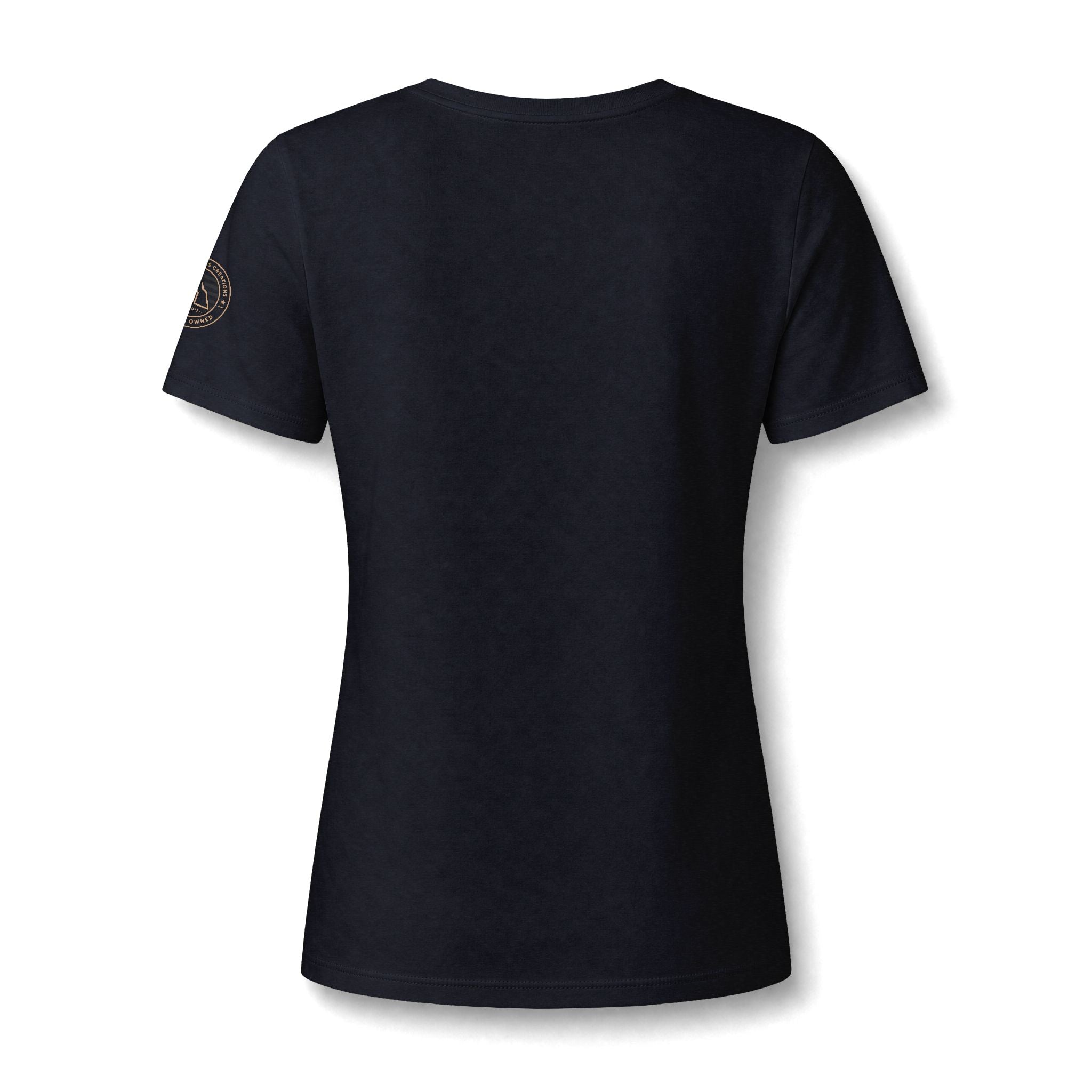 Golden Retriever V-Neck Tee — "Loyal Gentle Devoted" Dog Lover Shirt