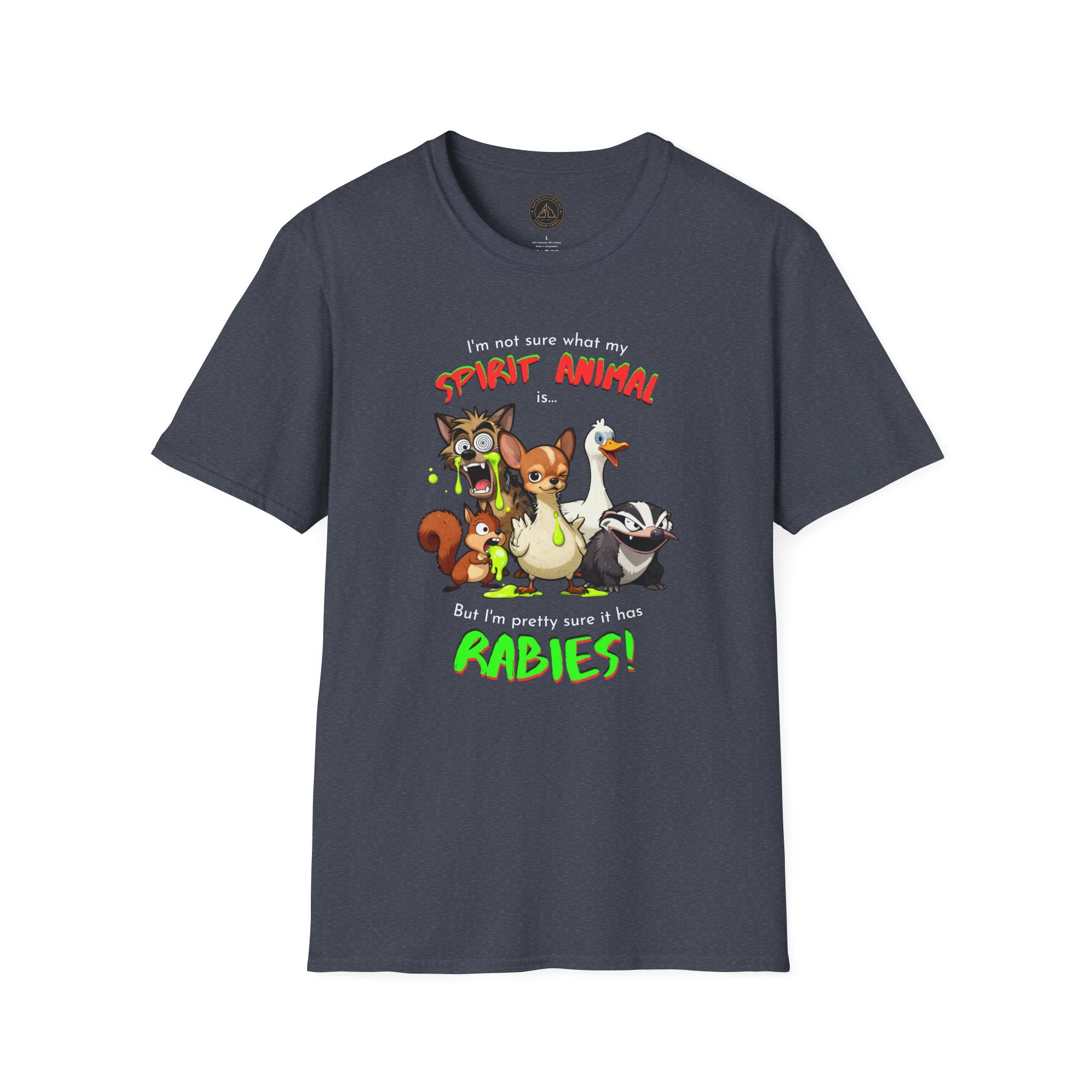 Spirit Animal T-Shirt — Mixed Up Cartoon Wildlife Graphic Tee