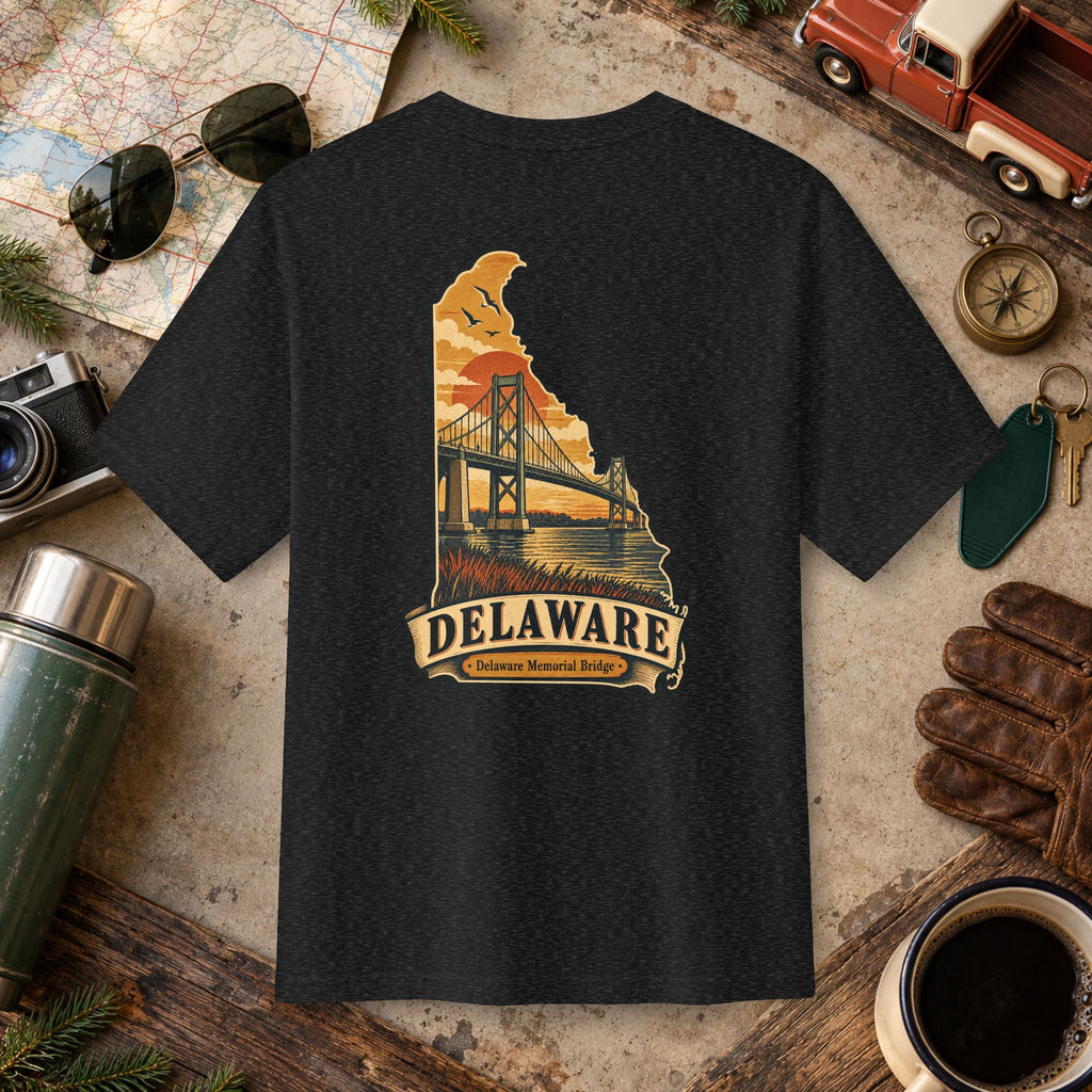 Delaware State Vintage Tee