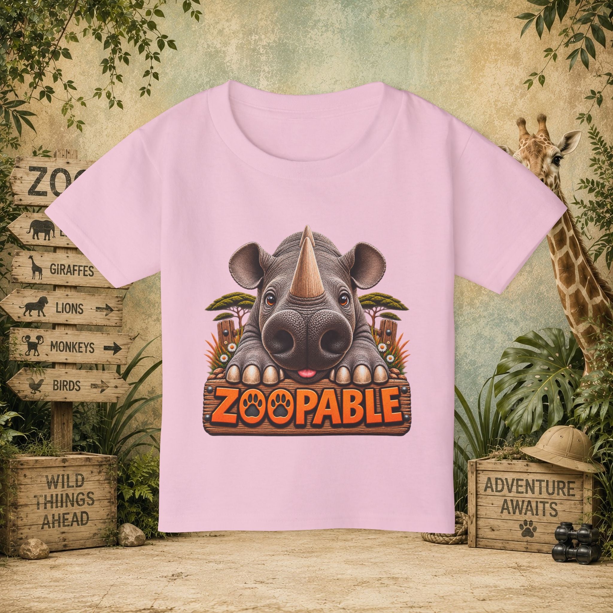Rhinoceros Zoopable T-shirt