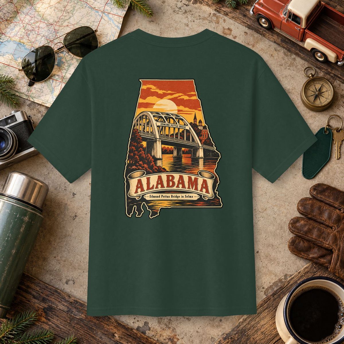 Alabama Vintage Landscape Tee