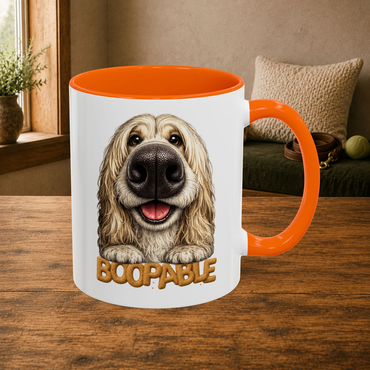Boopable Afghan Hound — Coffee Mug 11oz