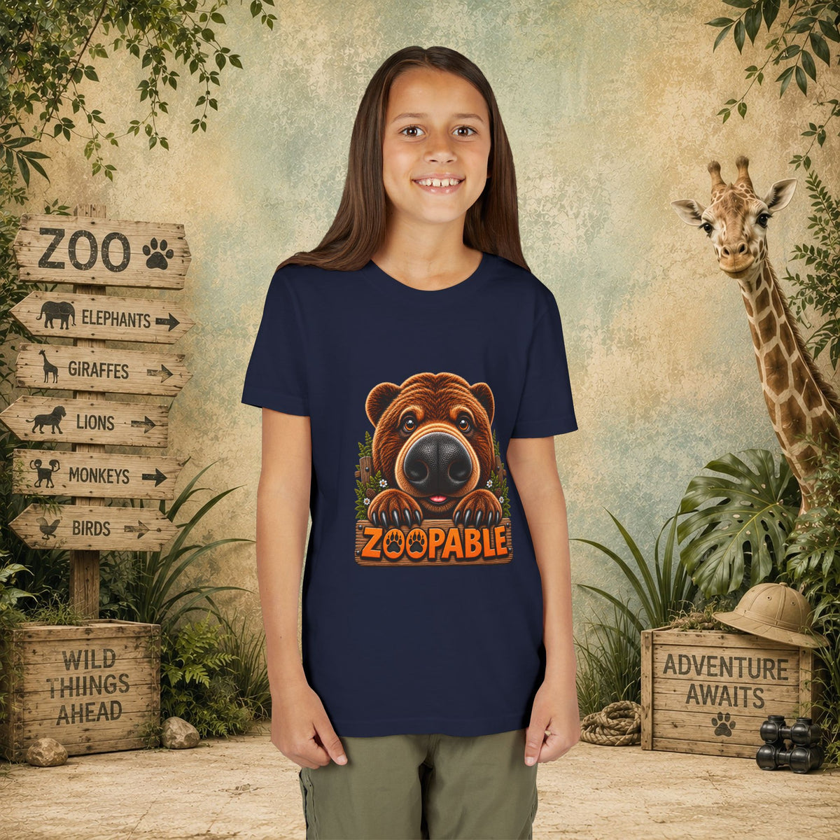Bear Zoopable Youth Tee