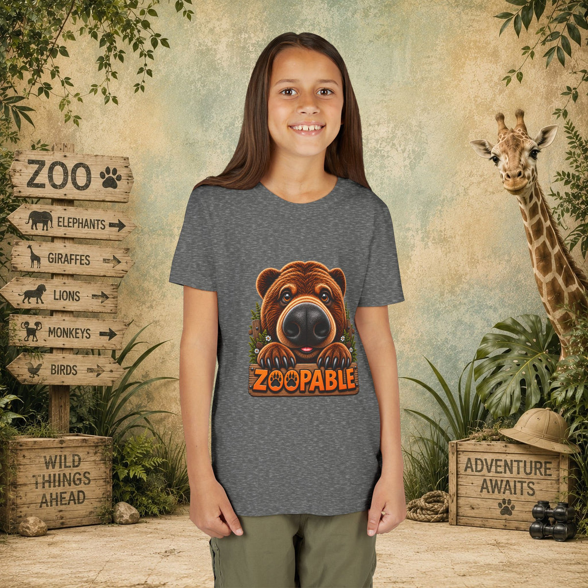 Bear Zoopable Youth Tee