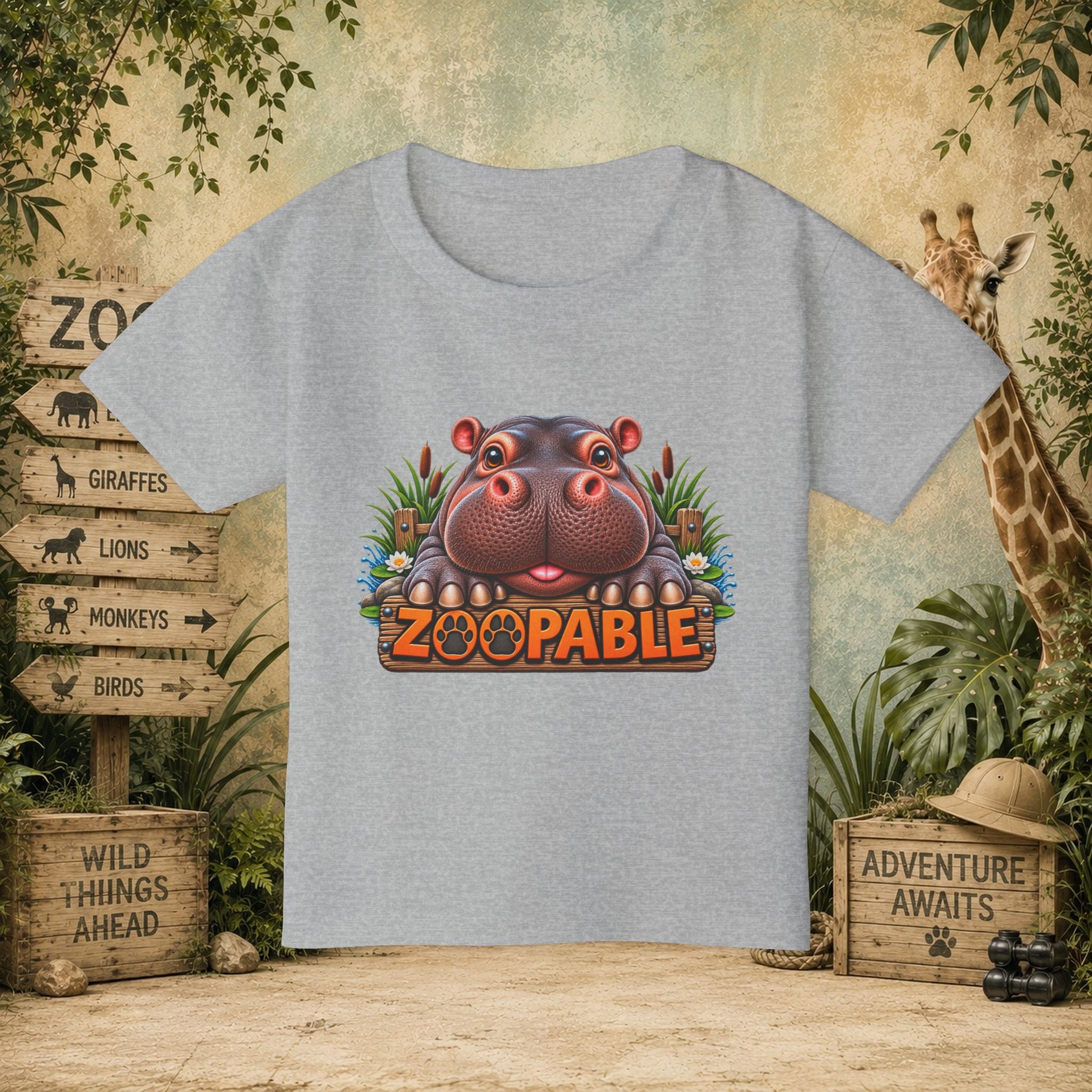Hippopotamus Zoopable T-shirt