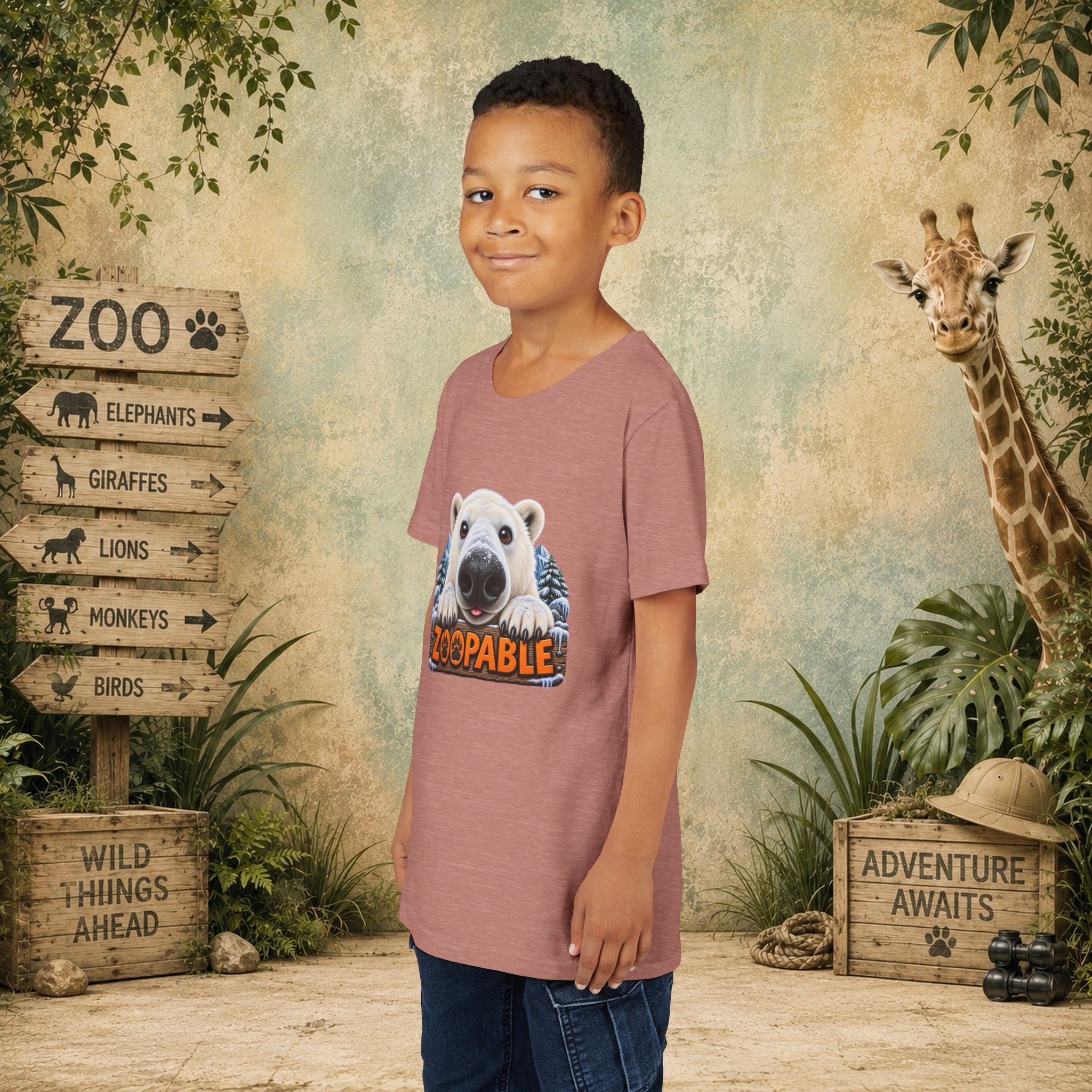 Polar Bear Zoopable Youth Tee