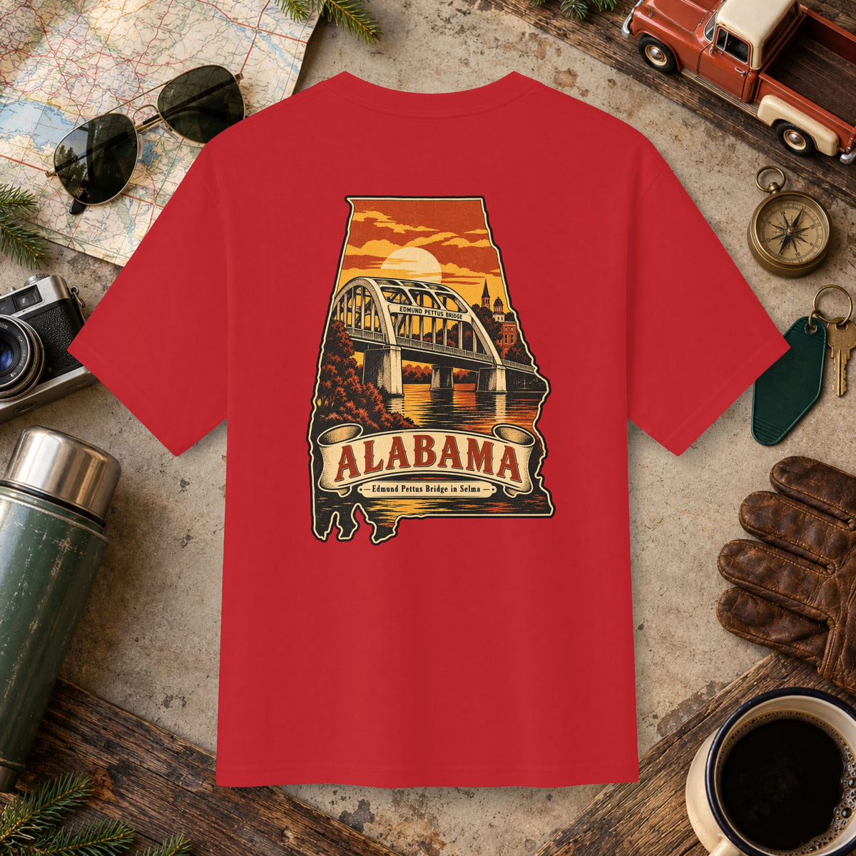 Alabama Vintage Landscape Tee