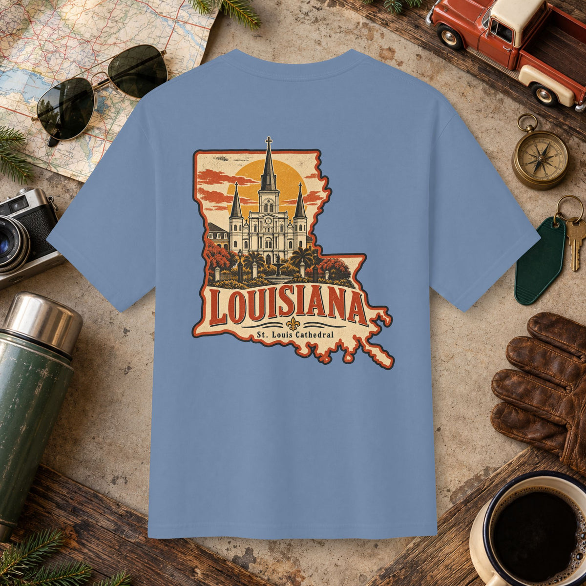 Louisiana State Vintage Tee