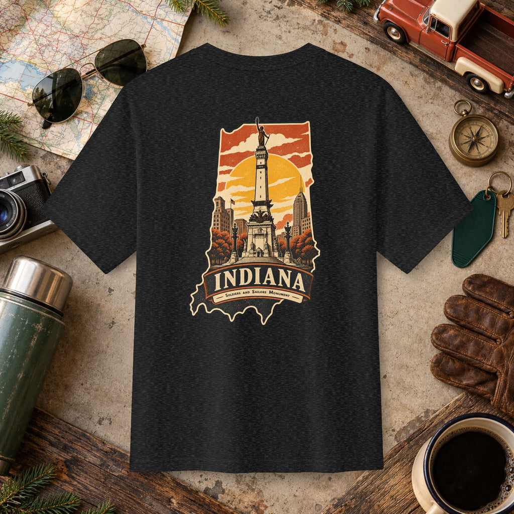 Indiana State Vintage Tee