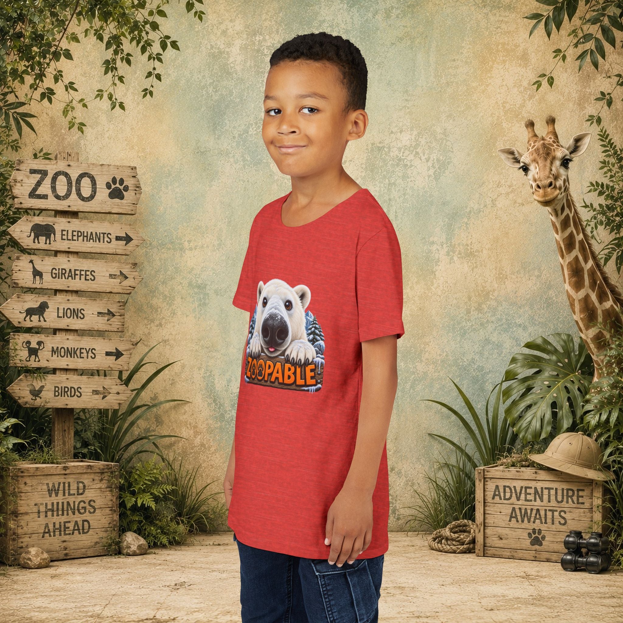 Polar Bear Zoopable Youth Tee