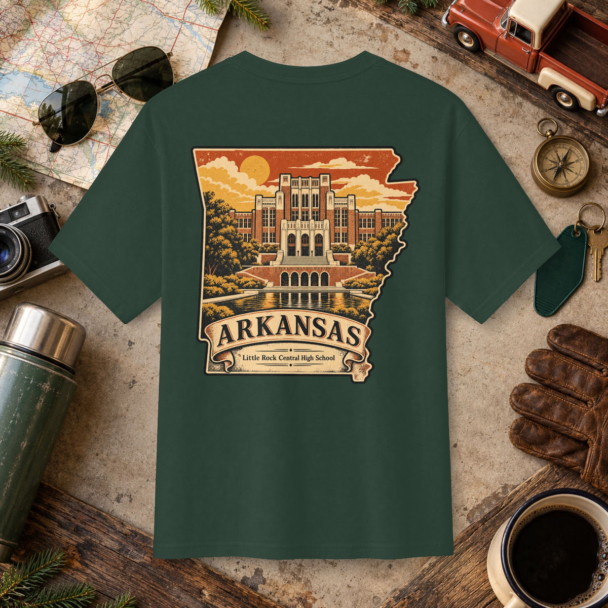 Arkansas Vintage Landscape Tee
